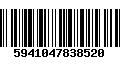 Código de Barras 5941047838520