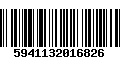 Código de Barras 5941132016826