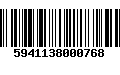 Código de Barras 5941138000768