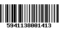 Código de Barras 5941138001413