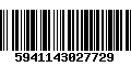 Código de Barras 5941143027729