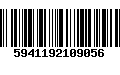 Código de Barras 5941192109056