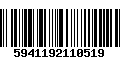 Código de Barras 5941192110519