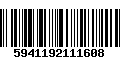 Código de Barras 5941192111608