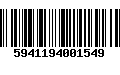 Código de Barras 5941194001549