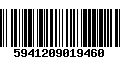 Código de Barras 5941209019460