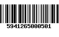 Código de Barras 5941265000501