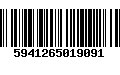 Código de Barras 5941265019091