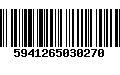 Código de Barras 5941265030270