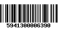 Código de Barras 5941300006390