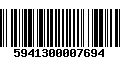 Código de Barras 5941300007694