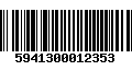 Código de Barras 5941300012353