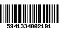 Código de Barras 5941334002191