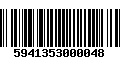 Código de Barras 5941353000048