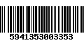 Código de Barras 5941353003353