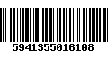 Código de Barras 5941355016108