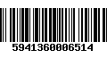 Código de Barras 5941360006514