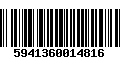 Código de Barras 5941360014816