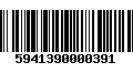 Código de Barras 5941390000391