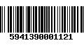 Código de Barras 5941390001121