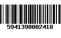 Código de Barras 5941390002418