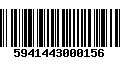 Código de Barras 5941443000156