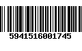 Código de Barras 5941516001745