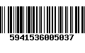 Código de Barras 5941536005037