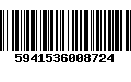 Código de Barras 5941536008724