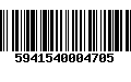 Código de Barras 5941540004705