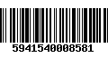 Código de Barras 5941540008581