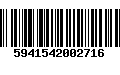 Código de Barras 5941542002716