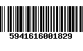 Código de Barras 5941616001829