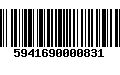 Código de Barras 5941690000831