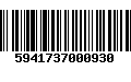 Código de Barras 5941737000930