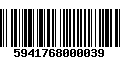 Código de Barras 5941768000039