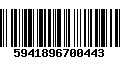 Código de Barras 5941896700443