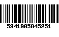 Código de Barras 5941905045251