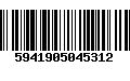 Código de Barras 5941905045312