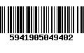 Código de Barras 5941905049402