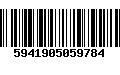 Código de Barras 5941905059784