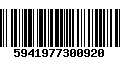 Código de Barras 5941977300920