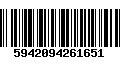 Código de Barras 5942094261651