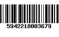 Código de Barras 5942218003679