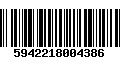 Código de Barras 5942218004386