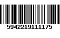 Código de Barras 5942219111175