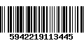 Código de Barras 5942219113445