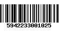 Código de Barras 5942233001025