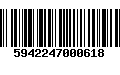 Código de Barras 5942247000618