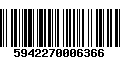 Código de Barras 5942270006366